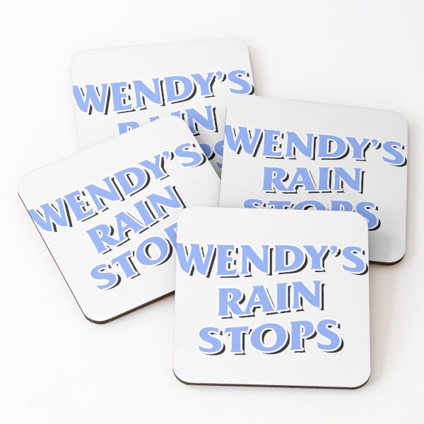 Item preview, Wendy's rain stops designed and sold by nurfzr.