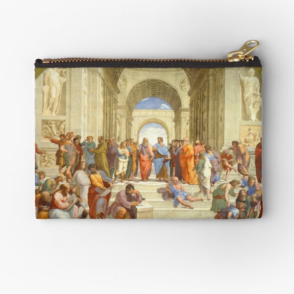 Vista previa del artículo con la obra «Raffaello Sanzio da Urbino "La escuela de Atenas", 1509-1510», diseñado y vendido por Alexandra Dahl.