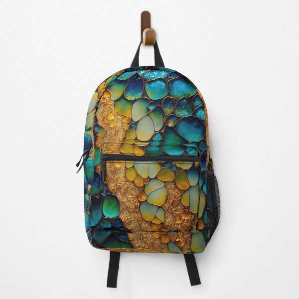 Artikelvorschau, Pointillism seaglass golden streams abstract entworfen und verkauft von Piotrek0001.