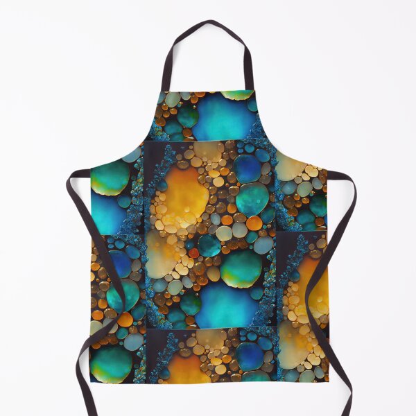 Artikelvorschau, Pointillism seaglass golden streams abstract entworfen und verkauft von Piotrek0001.