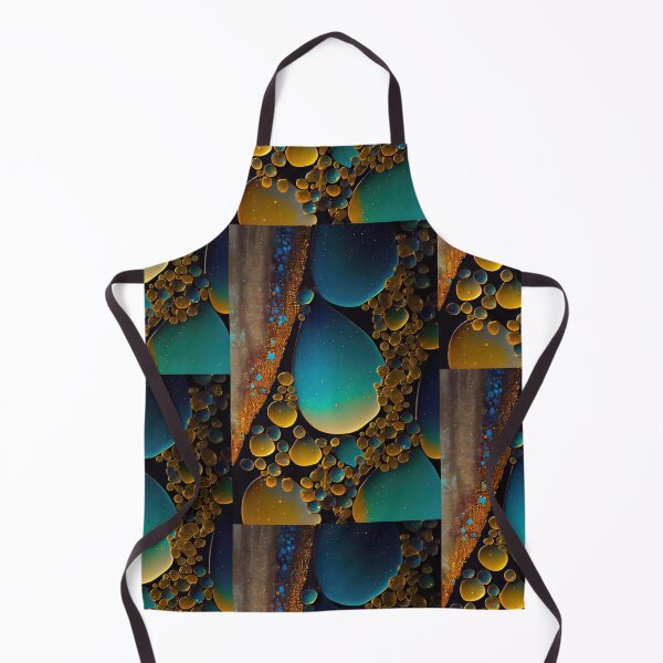 Item preview, Pointillism seaglass golden streams abstract designed and sold by Piotrek0001.
