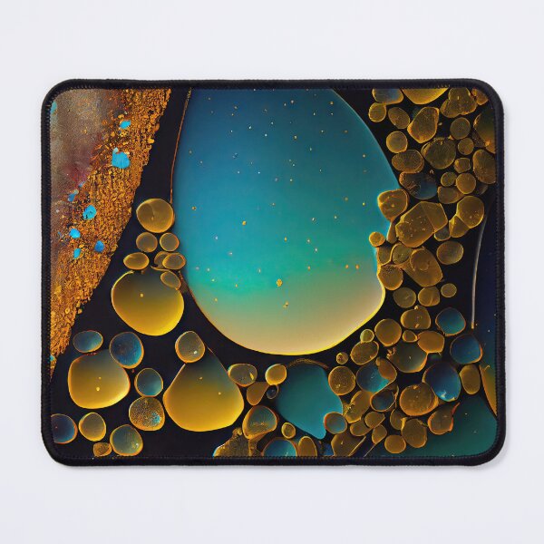 Item preview, Pointillism seaglass golden streams abstract designed and sold by Piotrek0001.