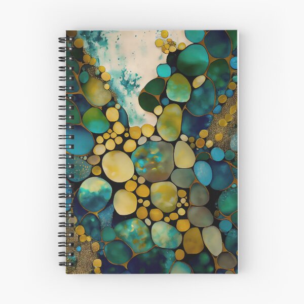 Artikelvorschau, Pointillism seaglass golden streams abstract entworfen und verkauft von Piotrek0001.
