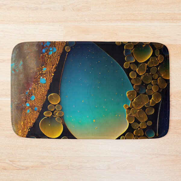 Item preview, Pointillism seaglass golden streams abstract designed and sold by Piotrek0001.