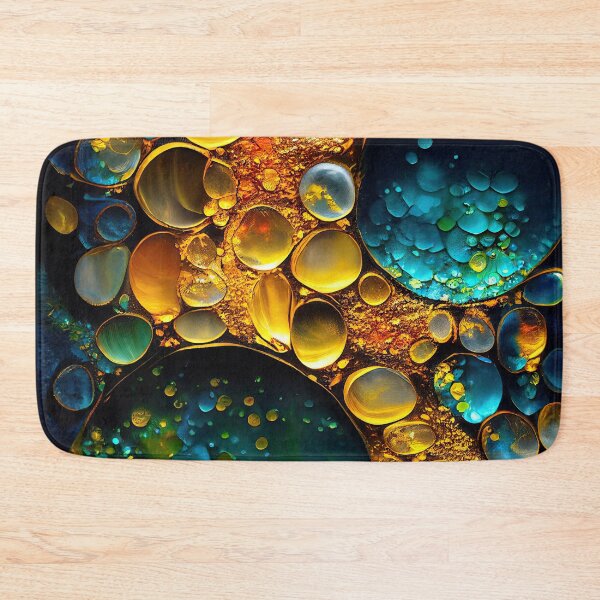 Item preview, Pointillism seaglass golden streams abstract designed and sold by Piotrek0001.