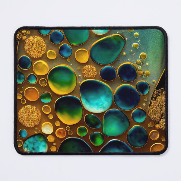 Item preview, Pointillism seaglass golden streams abstract designed and sold by Piotrek0001.