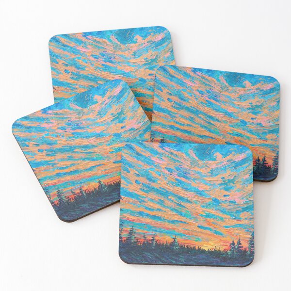 Item preview, Aqua blue sunset sky designed and sold by MrQuiggles42.