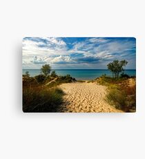 Indiana Dunes, Lake Michigan Canvas Print