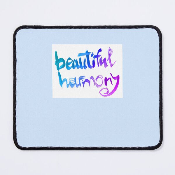 Item preview, Beautiful harmony watercolor lettering | Inspirational watercolor words designed and sold by lausn.