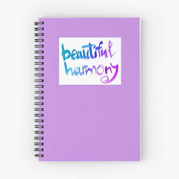 Item preview, Beautiful harmony watercolor lettering | Inspirational watercolor words designed and sold by lausn.