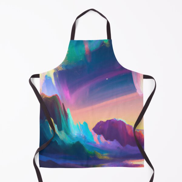 Item preview, Radiant Aurora Borealis - Watercolor designed and sold by The Iconic Minimalist.