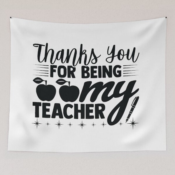 Item preview, THANKS YOU FOR BEING MY TEACHER designed and sold by SticerOcean.