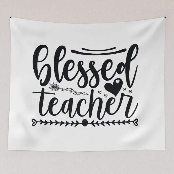 Item preview, BLESSED TEACHER designed and sold by SticerOcean.