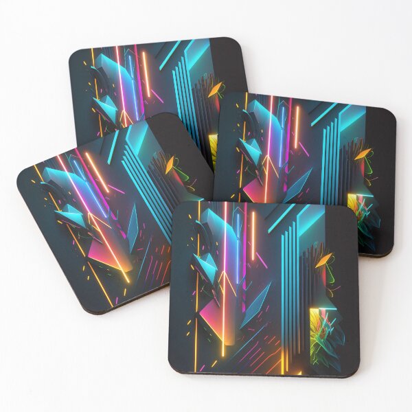 Item preview, abstract neon light art - wallpaper  designed and sold by R&B Art and design.
