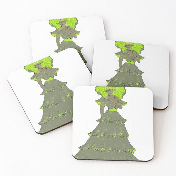 Item preview, Dancing at the Fairy Ball, green designed and sold by ellejoyart.