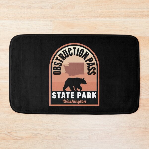 Item preview, Obstruction Pass State Park WA Bear designed and sold by HalpinDesign.