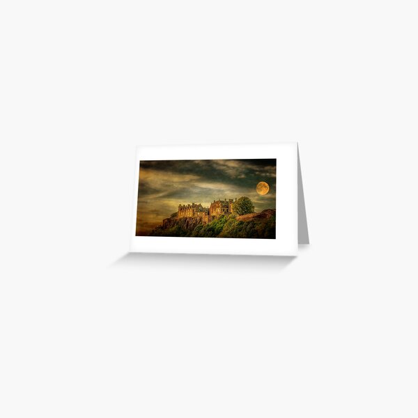 Stirling Castle By Moonlight Greeting Card