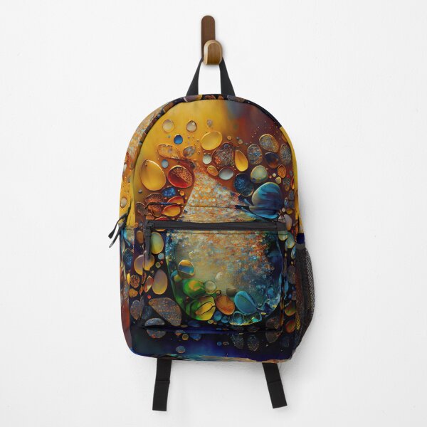 Item preview, Pointillism seaglass golden streams abstract designed and sold by Piotrek0001.
