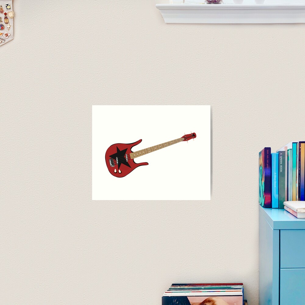 red star bass - victoria de angelis Poster for Sale by cam <3