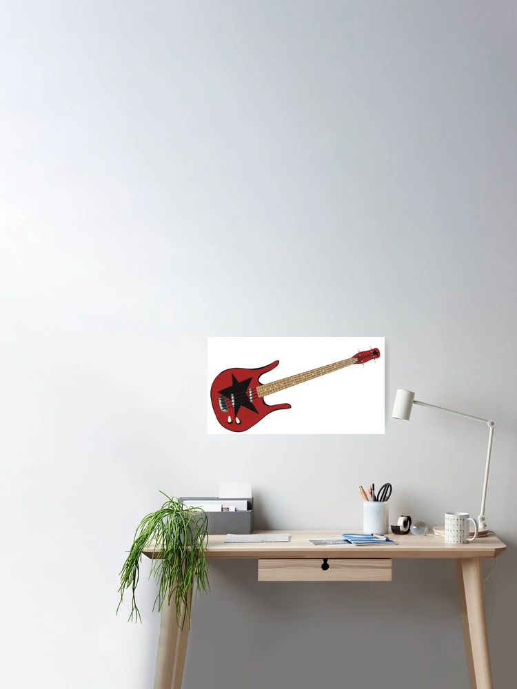 red star bass - victoria de angelis Poster for Sale by cam <3