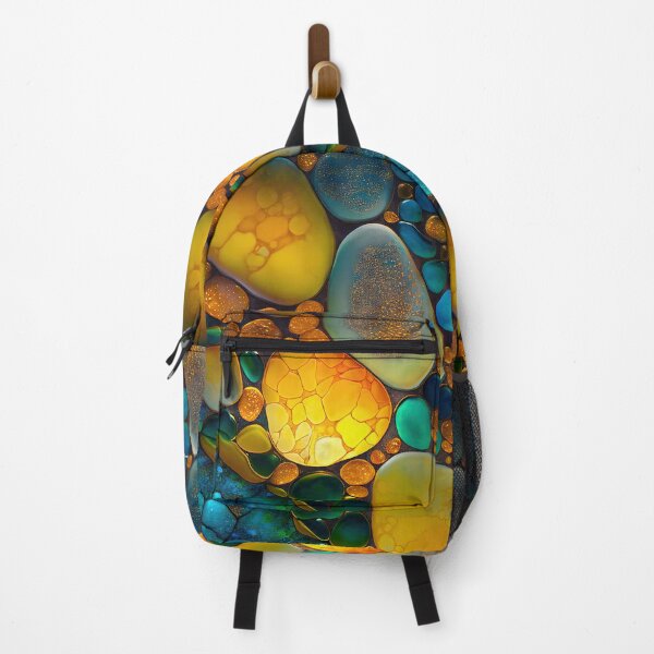 Artikelvorschau, Pointillism seaglass golden streams abstract entworfen und verkauft von Piotrek0001.