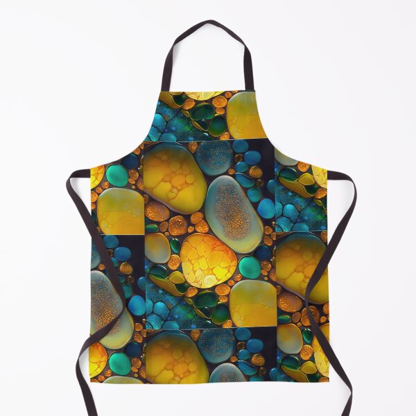 Artikelvorschau, Pointillism seaglass golden streams abstract entworfen und verkauft von Piotrek0001.