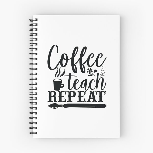 Item preview, COFFEE TEACH REPEAT designed and sold by SticerOcean.