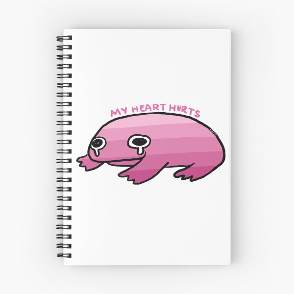 Item preview, My Heart Hurts | Pink Gradient Crying Frog, Frog Stickers, Pink Frog Pins designed and sold by iristocat.