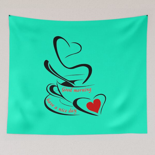 Item preview, Good morning and have a nice spring day 2103 designed and sold by MyWay-Bilja.