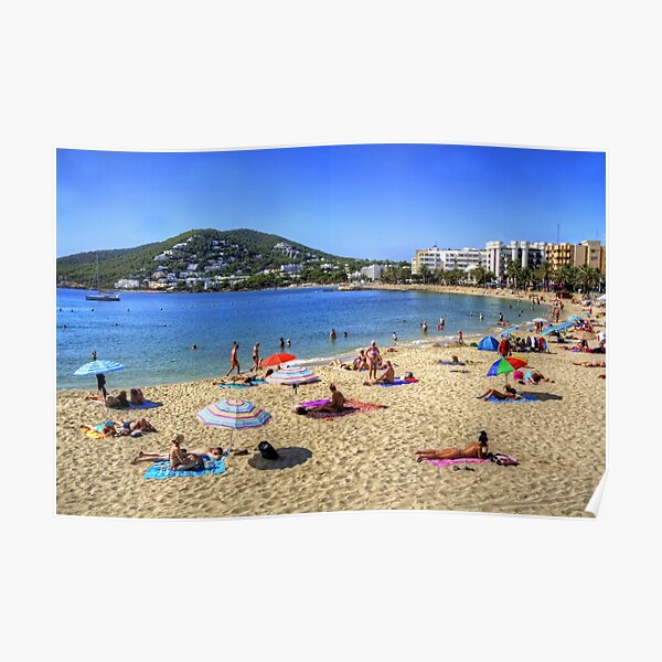 Santa Eulalia Beach and Bay Poster