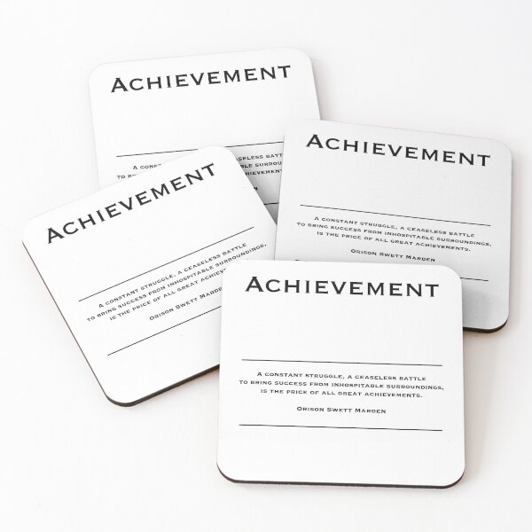 Item preview, Achievement - Motivational Quotes. Inspirational Office Wall Art, Home Decor designed and sold by Read This Already.