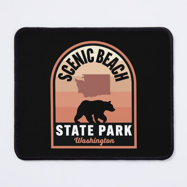 Item preview, Scenic Beach State Park WA Bear designed and sold by HalpinDesign.