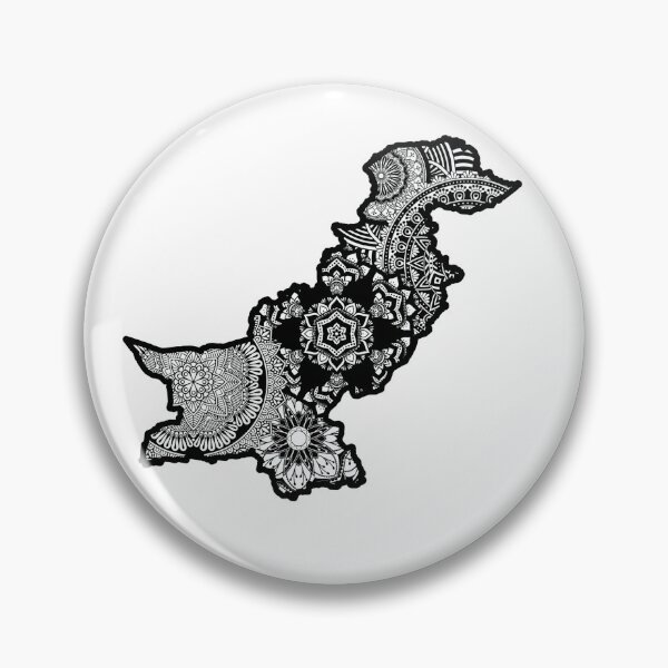 Item preview, Map of Pakistan designed and sold by KatsCanvas.