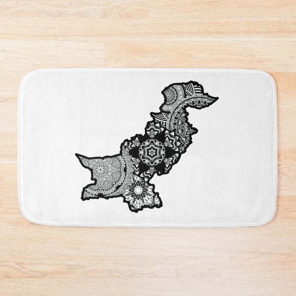 Item preview, Map of Pakistan designed and sold by KatsCanvas.