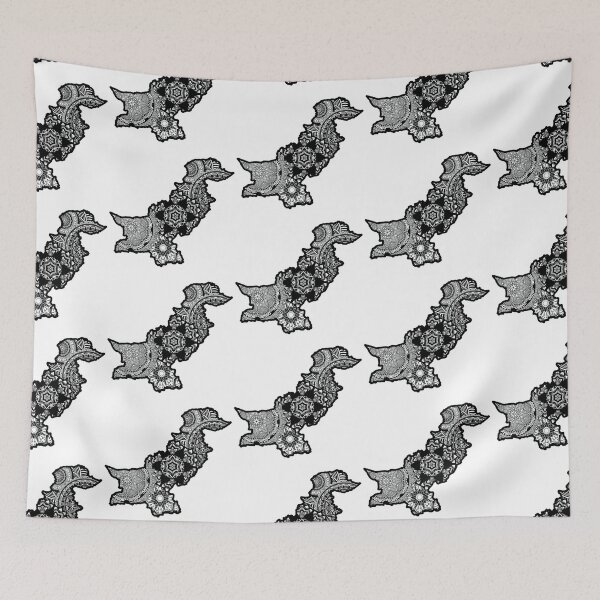 Item preview, Map of Pakistan designed and sold by KatsCanvas.