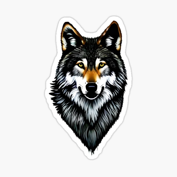 Wolf “Therian” Theta Delta Sticker for Sale by DraconicsDesign