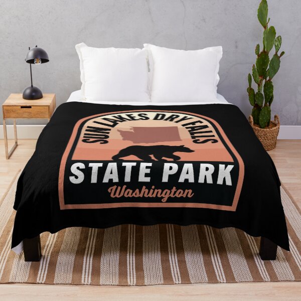 Item preview, Sun Lakes Dry Falls State Park WA Bear designed and sold by HalpinDesign.