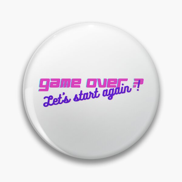 Item preview, Game over ? Let's start again ! designed and sold by HachiKobe.