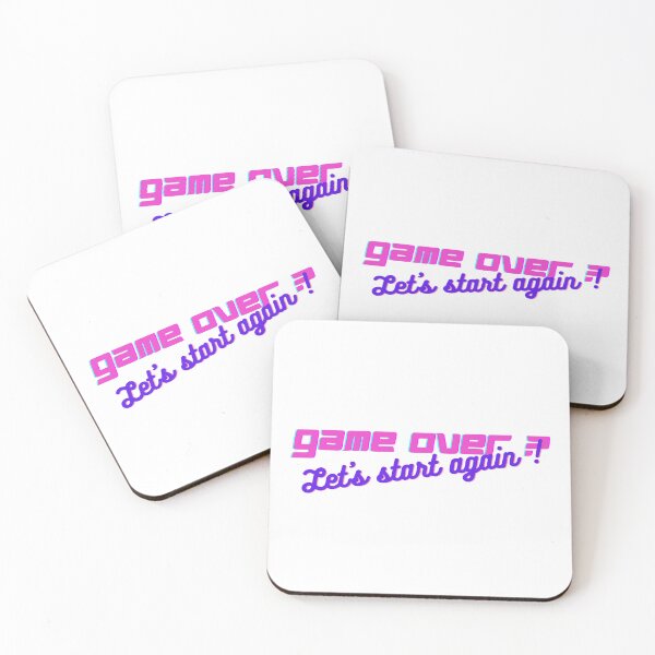 Item preview, Game over ? Let's start again ! designed and sold by HachiKobe.