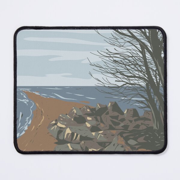 Item preview, Point Pelee National Park in Essex County Ontario Canada WPA Poster Art designed and sold by patrimonio.