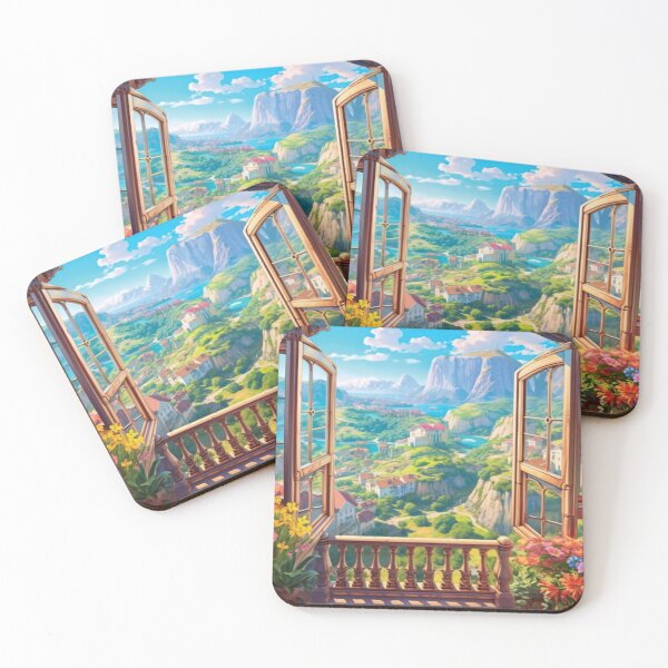 Item preview, Cliff view from an open window designed and sold by metoartist1445.