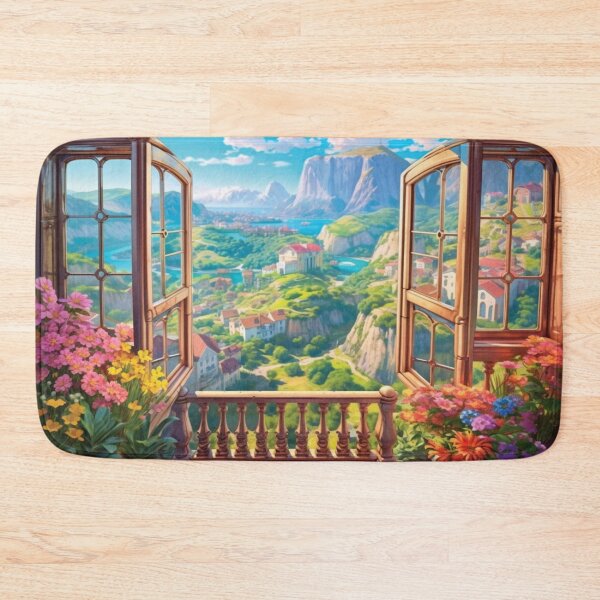 Item preview, Cliff view from an open window designed and sold by metoartist1445.