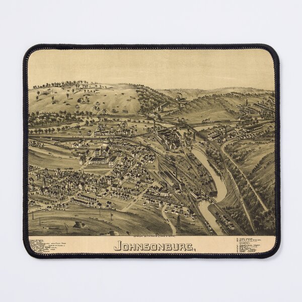 Item preview, Johnsonburg, Pennsylvania (1895) designed and sold by allhistory.