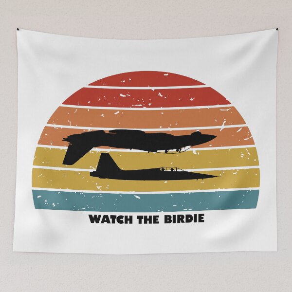 Item preview, Watch the Birdie - Retro Sun designed and sold by Farragut.