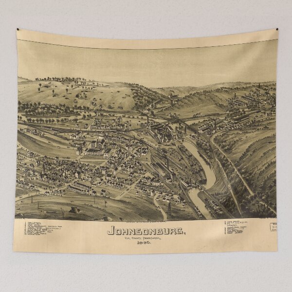 Item preview, Johnsonburg, Pennsylvania (1895) designed and sold by allhistory.