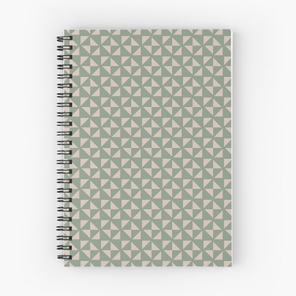 Item preview, Agave Green and BeigeTriangle Geometric Pattern designed and sold by thelustrous.