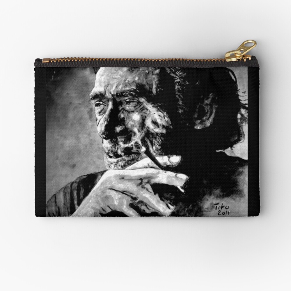 Charles Bukowski Zipper Pouch