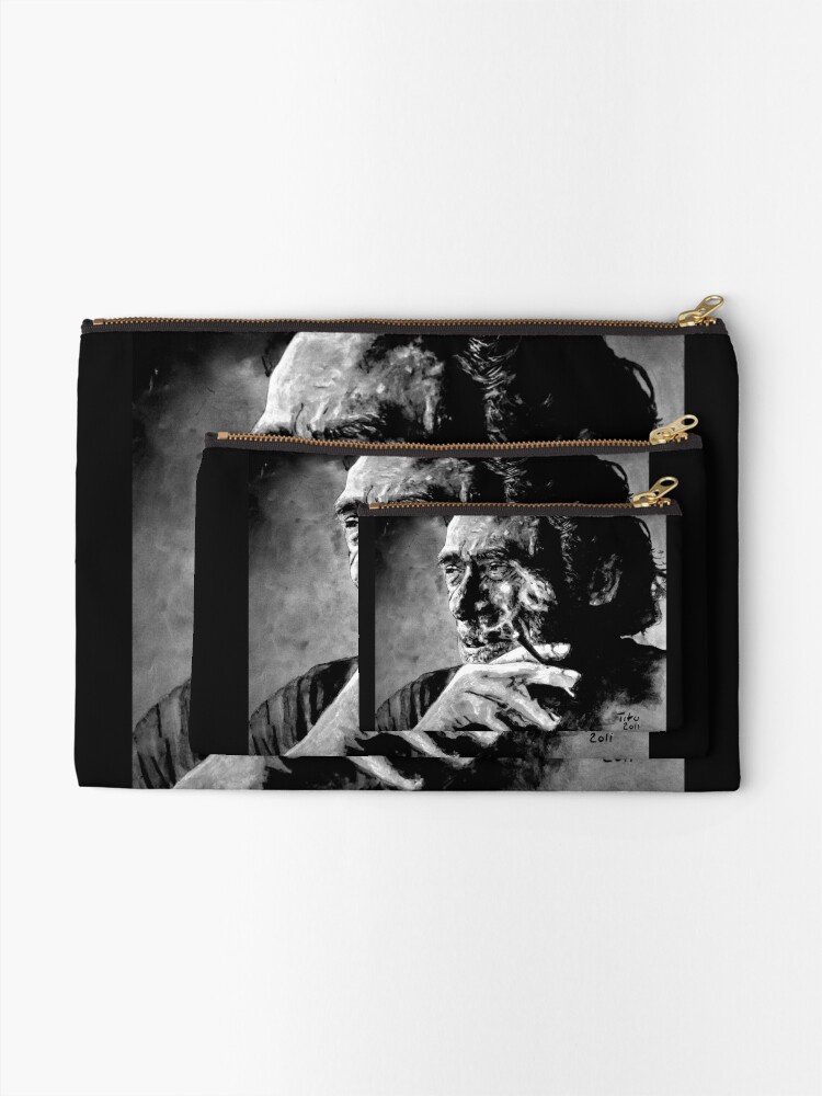 Alternate view of Charles Bukowski Zipper Pouch