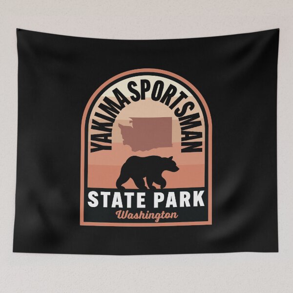 Item preview, Yakima Sportsman State Park WA Bear designed and sold by HalpinDesign.
