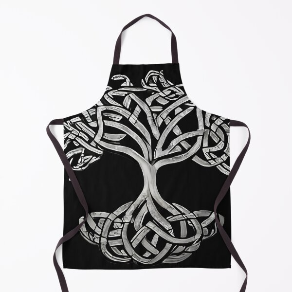 Item preview, "Silver and Black Celtic Tree of Life Knot: A Symbol of Unity and Strength" designed and sold by 9000MilesToHome.